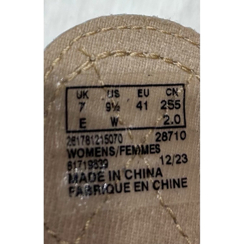 Clarks Women's Size 9.5W Laurieann Dusk White Leather Cushioned EUC - Picture 7 of 8